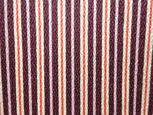  縞模様小紋着物